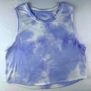 90 Degree By Reflex Cropped Tie Dye Tank Top
